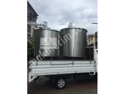 STAINLESS MIXER MIXER TANK KİMYA KOZMATIC FOOD WATER TANK TANK SHAMPOO DISINFECT