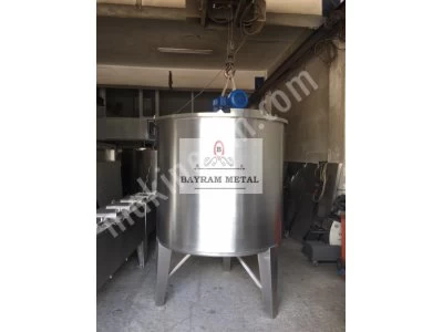 STAINLESS MIXER MIXER TANK KİMYA KOZMATIC FOOD WATER TANK TANK SHAMPOO DISINFECT
