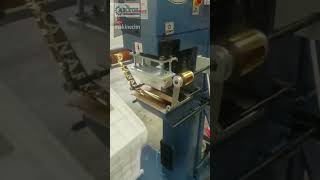 Yazı Makinası Plastik Kasa Üzerine Yaldız Baskı Makinesi Klişe Baskı