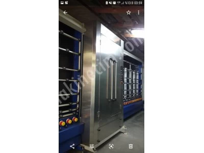 2000 Lik /4 Fırçalı Isıcam Yıkama Makinesi Cam Yıkama Makinesi Makinası Makineleri Makinaları