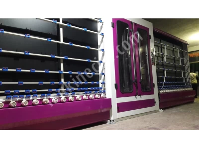 2000 Lik /4 Fırçalı Isıcam Yıkama Makinesi Cam Yıkama Makinesi Makinası Makineleri Makinaları