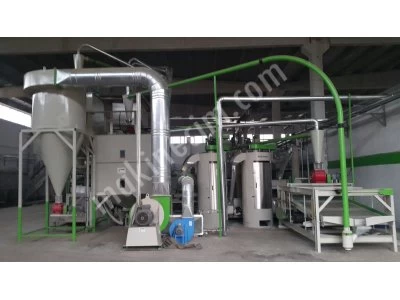 Pet Bottle Recycling Machines 1500-3000 Kg Hourly Capacity