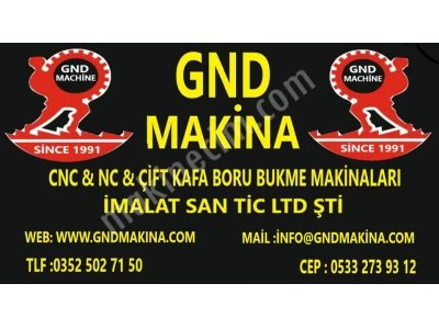 Nc Boru Bükme Makinası