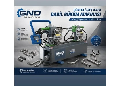 Double Çift Kafa Boru Bükme