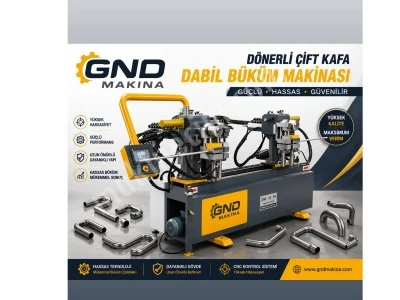 Double Çift Kafa Boru Bükme