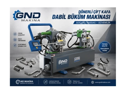 Double Çift Kafa Boru Bükme