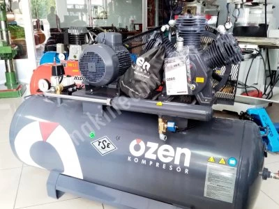 Özen 500 Litre 3X90 Kafa 8 Bar %100 Yerli Sıfır Kompresör