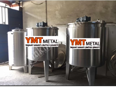 Paslanmaz Karıştırıcı Mikser Kazan Kimya Kozmetik Gıda Depo Tank