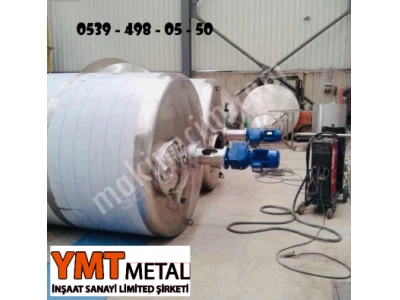 Paslanmaz Karıştırıcı Mikser Kazan Kimya Kozmetik Gıda Depo Tank