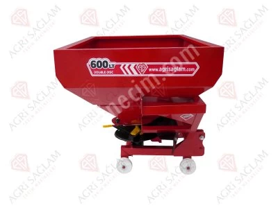600 Litre Çift Diskli Gübre Serpme Makinesi