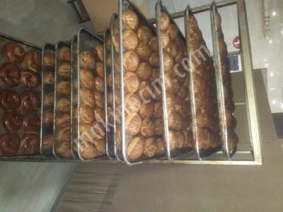 Döner Fırın Arabası 60X80 (14 Raflı)