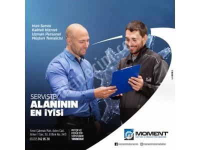 MOMENT MOTOR AND REDUKTOR-YILMAZ REDUKTOR AUTHORIZED SERVICE