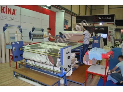 Tural Makina Tm-1800 / Tc-605 Pieces Fabric Paper Transfer Printing Machine