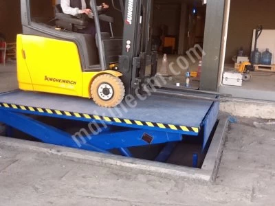 Makaslı Platformlar, Yükseltme Rampası, Yükseltme Rampası