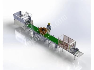 Automatıc Box Top Cover Closıng and Box Tapıng Machıne