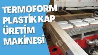 plastic thermoforming container machine