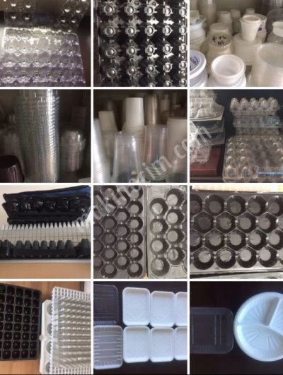 plastic thermoforming container machine