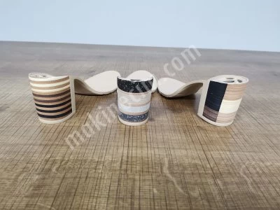Leather Heel Coating Patterned Imported Material