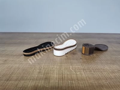 Leather Heel Coating Patterned Imported Material