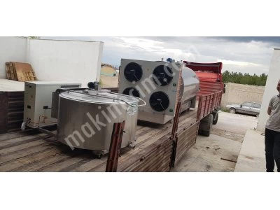 6000Lt Horizontal Automatic Washing Milk Cooling Tank