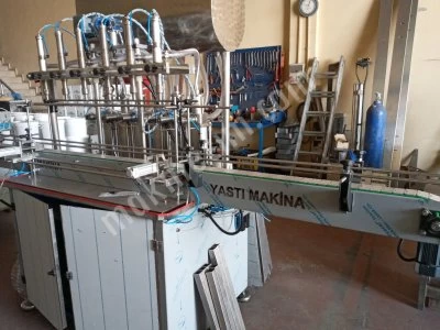 Fully Automatic Liquid Filling Machine-Capping-Labeling-Date Coding-Product Collection