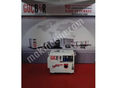 Güçbir Jeneratör Ege Bölge Bayinden Stoktan Teslim Gjd 8000 S / 8 Kva Kabinli Dizel Jeneratör