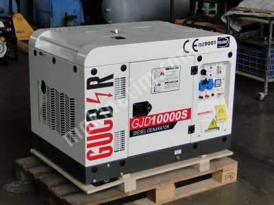 Güçbir Jeneratör Ege Bölge Bayinden Stoktan Teslim Gjd 10000 S / 10 Kva Kabinli Dizel Jeneratör