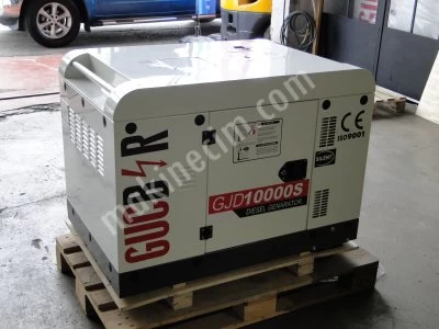 Güçbir Jeneratör Ege Bölge Bayinden Stoktan Teslim Gjd 10000 S / 10 Kva Kabinli Dizel Jeneratör