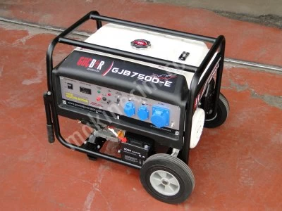 Güçbir Jeneratör Ege Bölge Bayinden Stoktan Teslim Gjb 7500 E / 7 Kw Benzinli Jeneratör