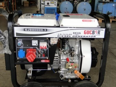 Güçbir Jeneratör Ege Bölge Bayinden Stoktan Teslim Gjd 8000-H3 / 8 Kva Dizel Trifaze