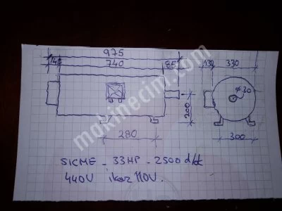 Dc Electric Motor.24 Kw.Small Body