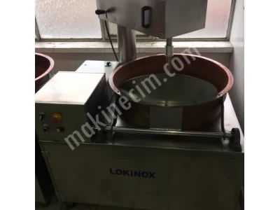 Cooking Turkish delight 100 kg complete chrome copper boiler