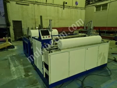 Nanwowen Rulo Sarım Otomatık Perfore Makinesi