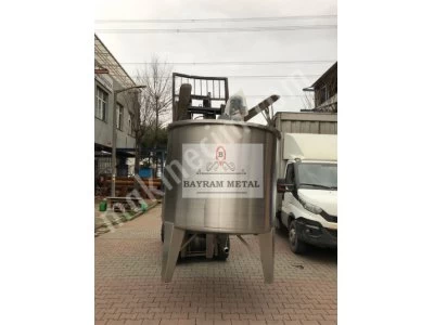 Stainless Mixer Boiler Tank Chemistry Kozmatik Food Warehouse Heated Water Tank