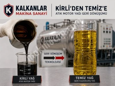 Atık Yağdan Yeniden Motor Yağı Yapma Makinası