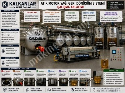Atık Lastikten Akar Yakıt Üretimi Makina İmalatı
