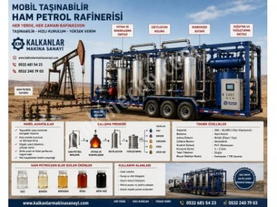 Küçük Atık Motor Yağı Geri Dönüşüm Makinası İmalatı, Mini Atık Motor Yağı Arıtma Ünitesi Kurulumu