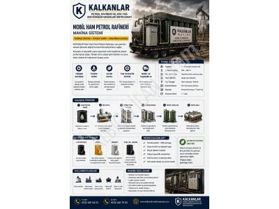 Taşına Bilir Araç Üzeri Petrol Rafinerisi İmalatı