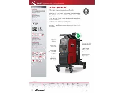 Aluminum Argon Welding Zenweld Ultimate 400 Ac/dc 400 Amps Pulse Tig