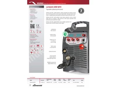 Bag Gas Welding Zenweld Ultimate 250 Mtc 250 Amp Mig/mag