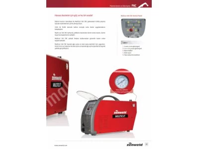 Plazma Kesme Makinesi Zenweld Multicut 100 Cnc Otomasyon Uyumlu 100 Amper