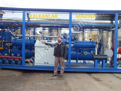2500 Litre Kapasiteli Ham Petrol Distilasyon Tesisi Kurulumu