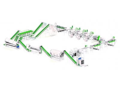 Pet Bottle Recycling Line 1500-3000 Kg-h Capacity