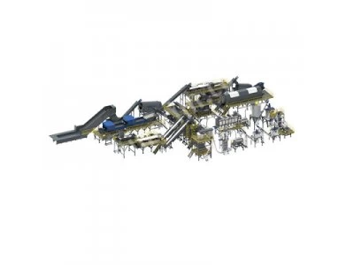 Pet Bottle Recycling Line 1500-3000 Kg-h Capacity
