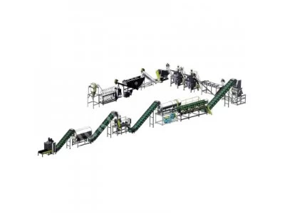 Pet Bottle Recycling Line 1500-3000 Kg-h Capacity