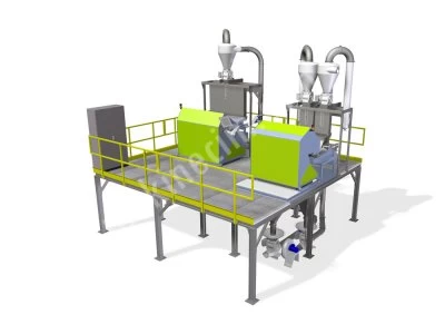 Pet Bottle Recycling Line 1500-3000 Kg-h Capacity