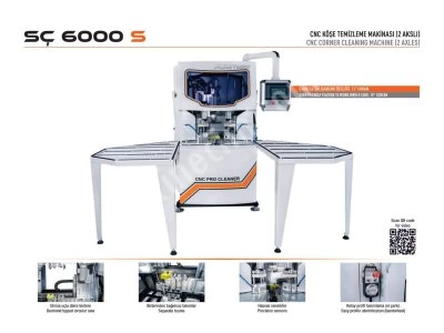 Plastmak Full Cnc Köşe Temizleme Makinası (2 Akslı)