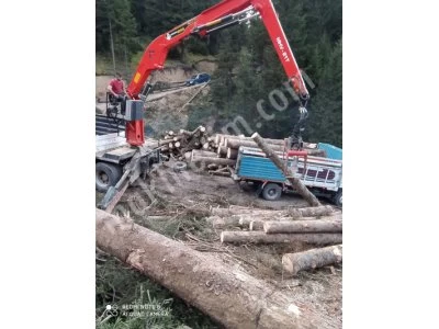 Log Loading and Stacking Crane