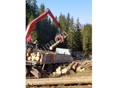 Log Loading and Stacking Crane