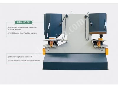 Hpm Dp 115 Hidrolik Zımbalama ve Delme Makinesi